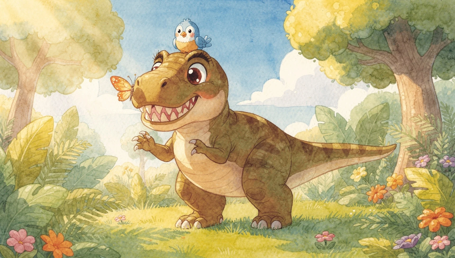 Tyrannosaurus Rex — Kinderbuch-Stil