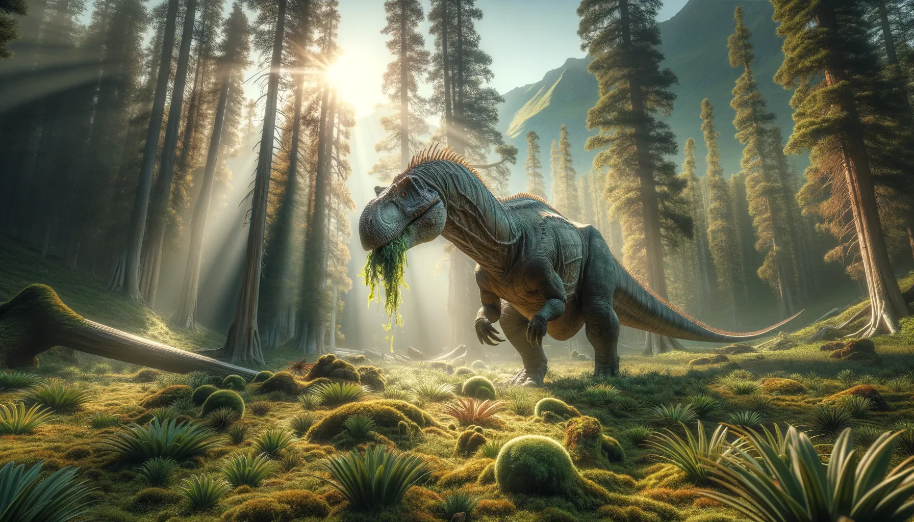 Brachytaenius in its natural habitat