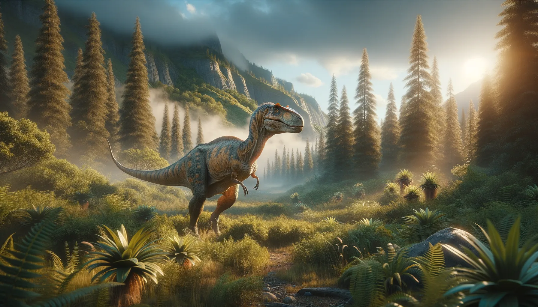 Coloradisaurus in its natural habitat