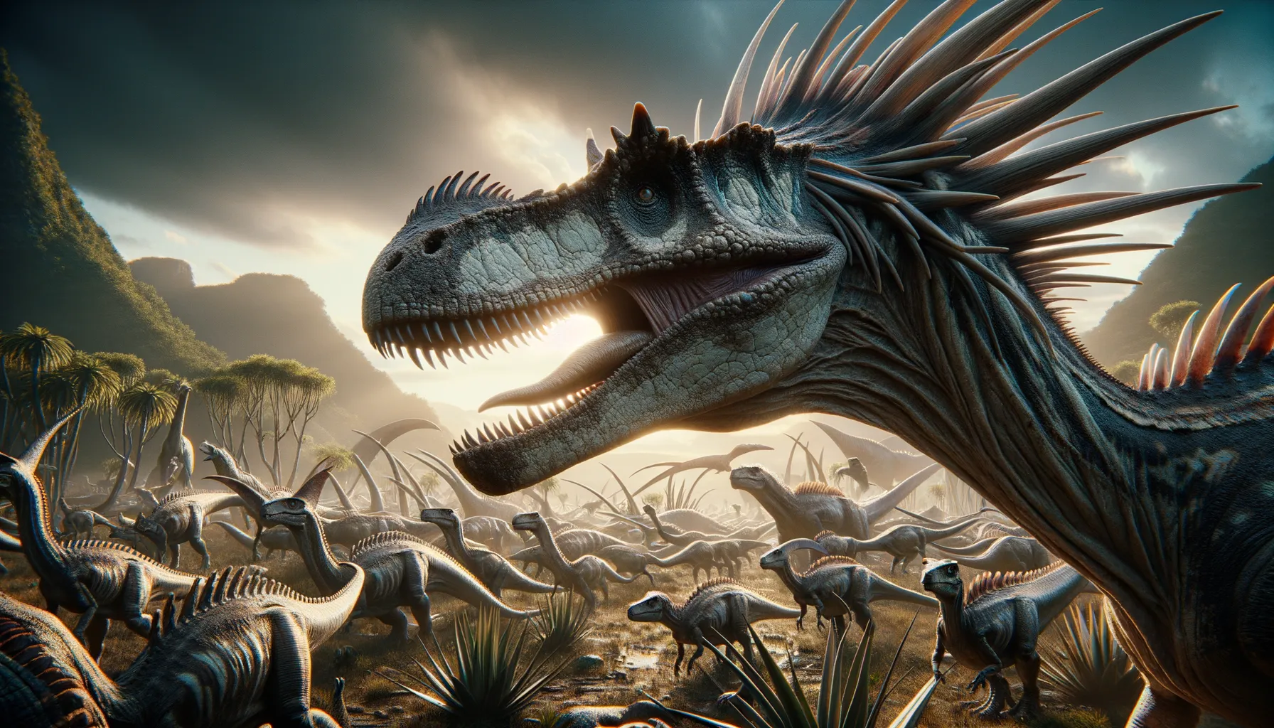 Dracorex in its natural habitat