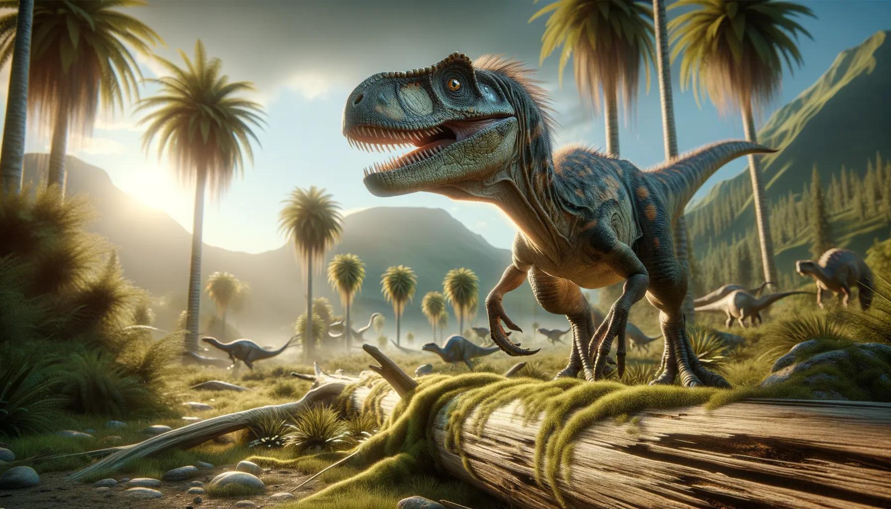 Eoraptor in its natural habitat