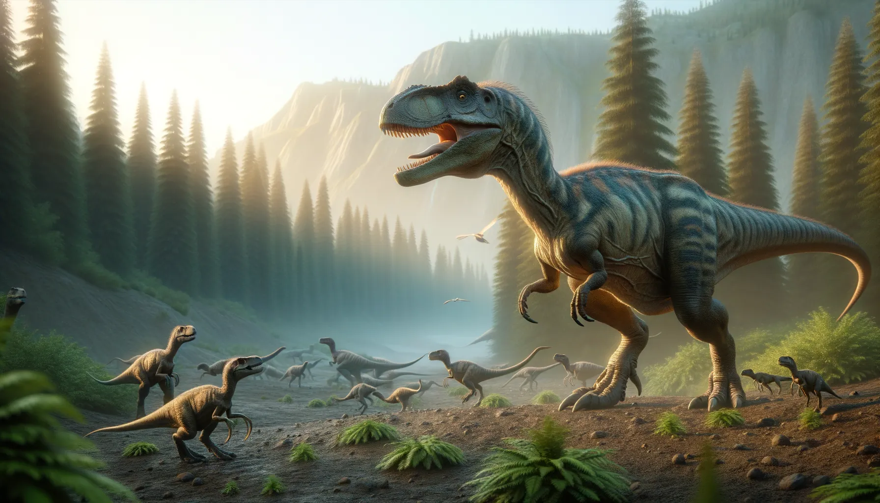 Gobivenator in its natural habitat