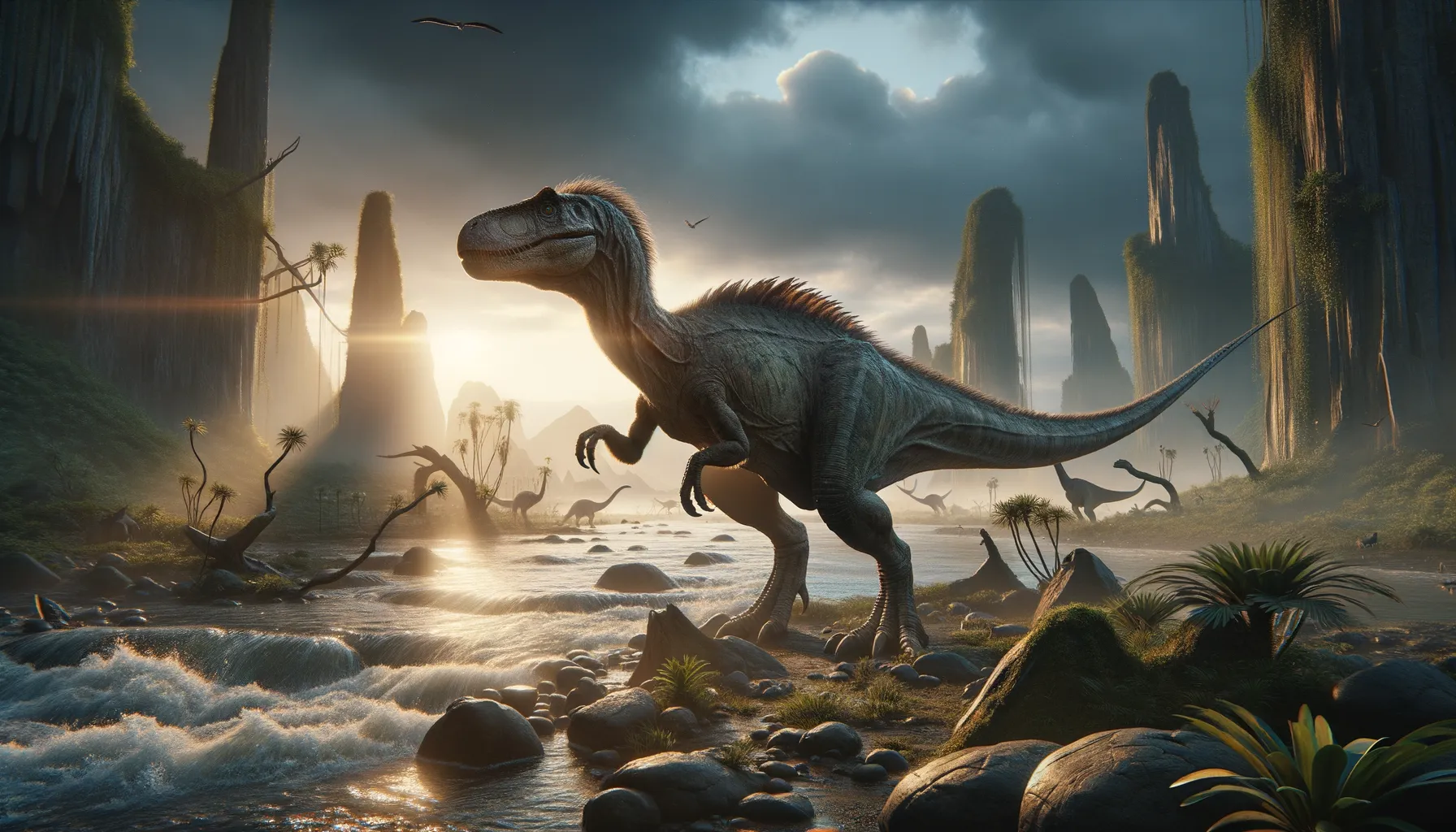 Omnivoropteryx in its natural habitat